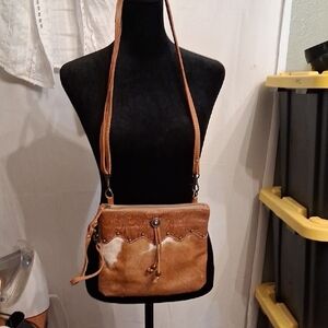 Myra Cow Hair Shoulder Bag